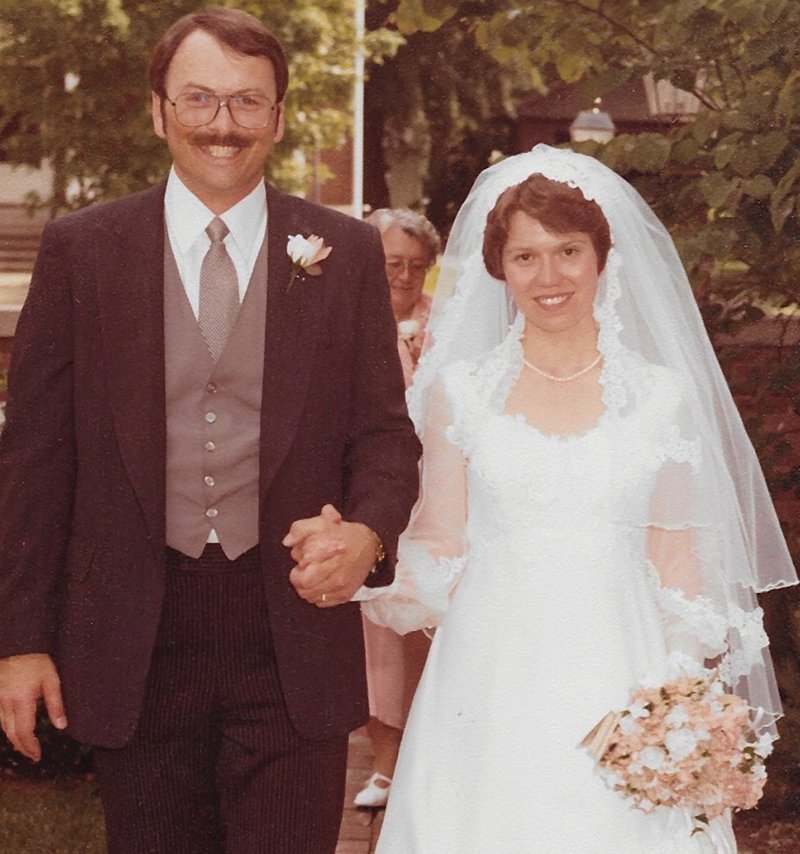 Brad and Sue Mullendore were married June 6, 1981, at First United Methodist Church, Crawfordsville.